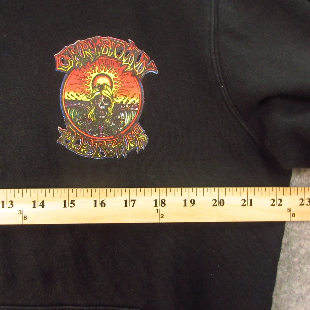 RVCA x Christian Fletcher Hoodie Mens M Black  Graphic Pullover Surf‎ Skate Punk - Picture 5 of 9